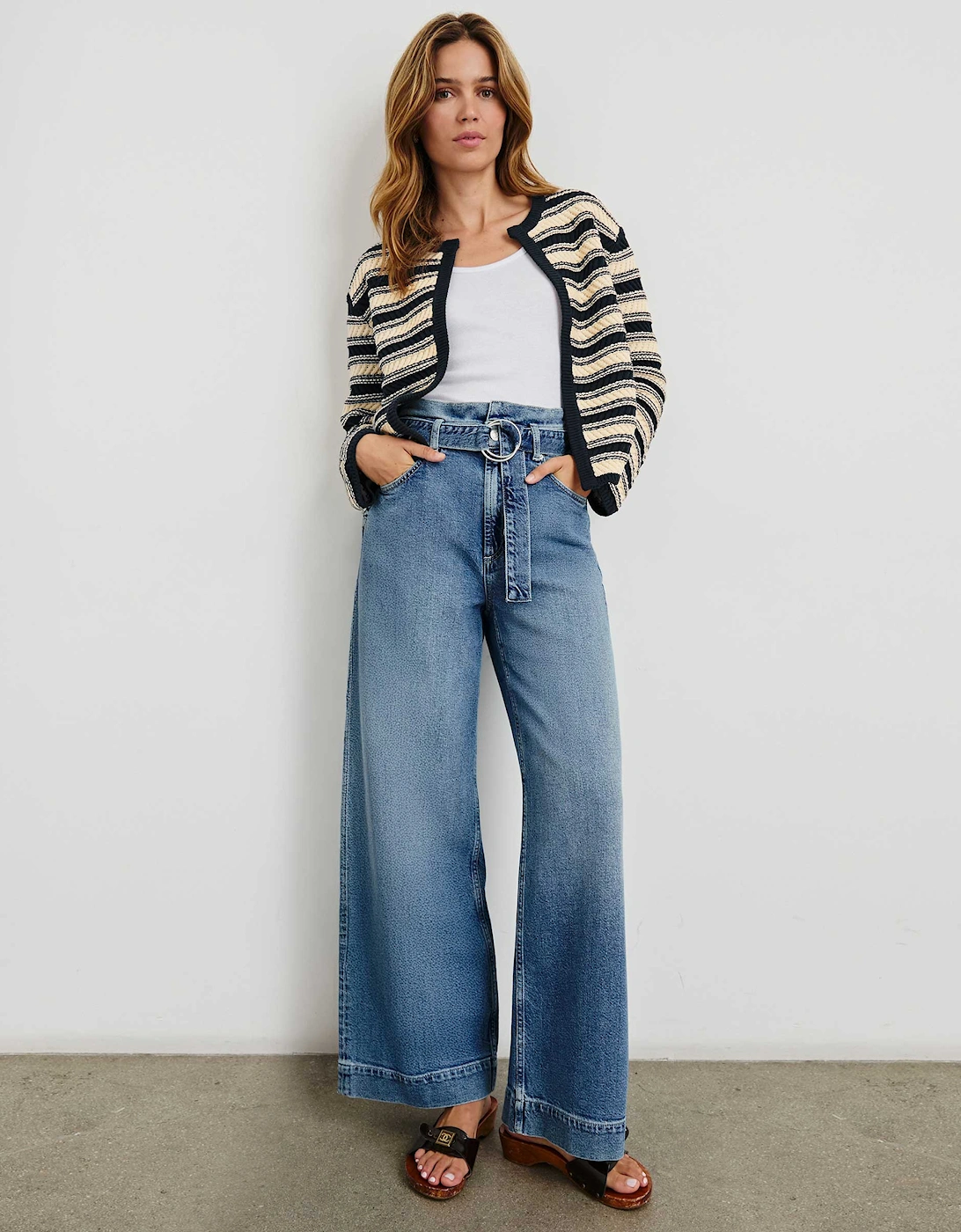 Nelly Striped Cardigan