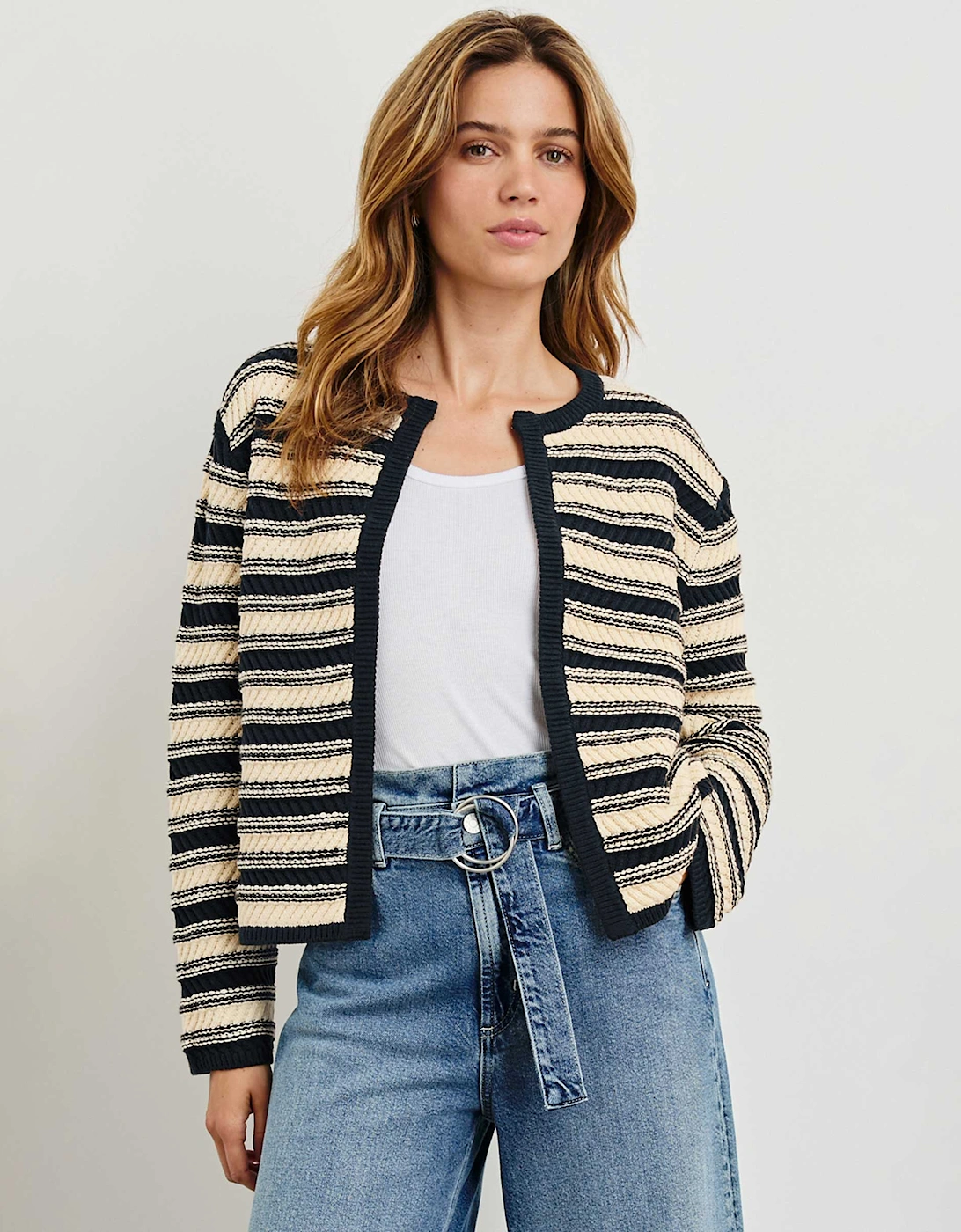 Nelly Striped Cardigan