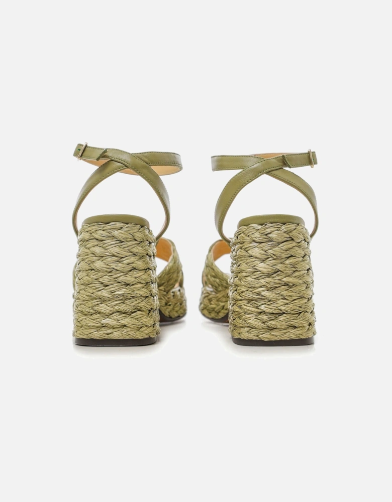 Valeriette Raffia Sandals