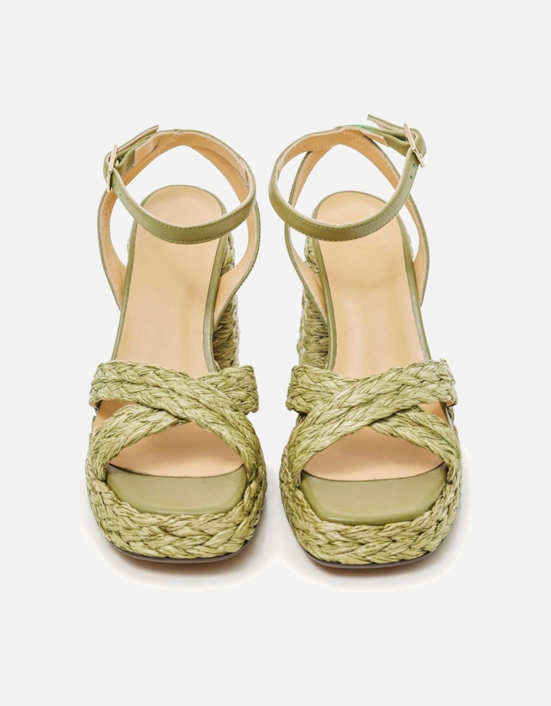 Valeriette Raffia Sandals