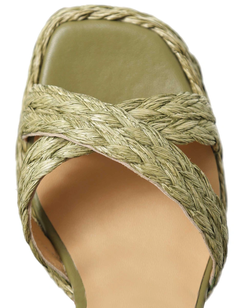 Valeriette Raffia Sandals