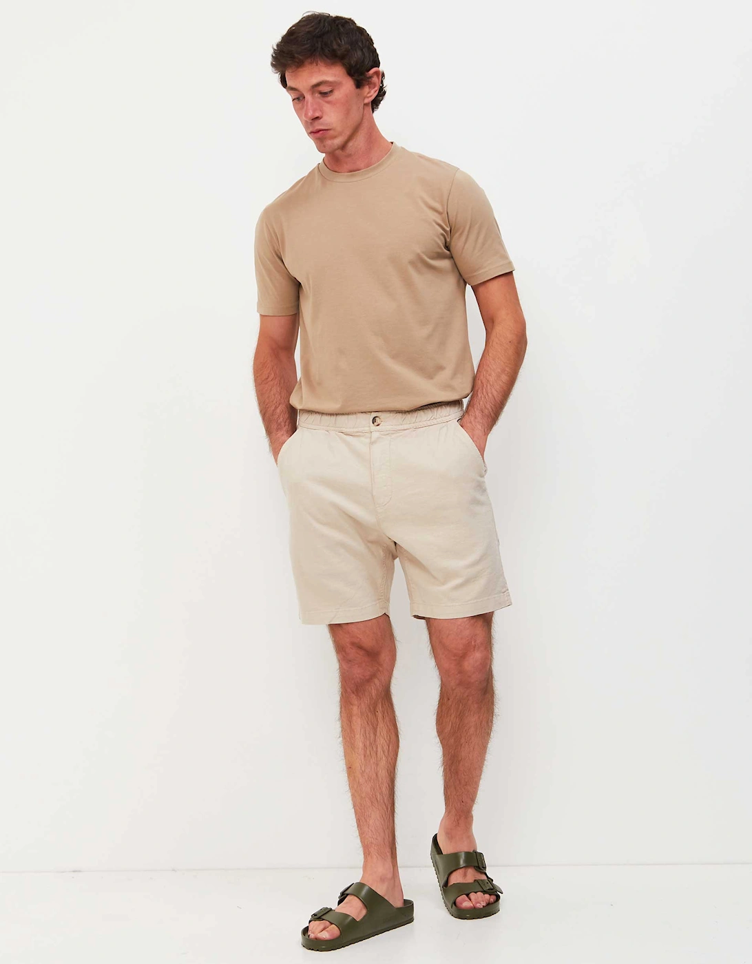 Linen Blend Samos Shorts