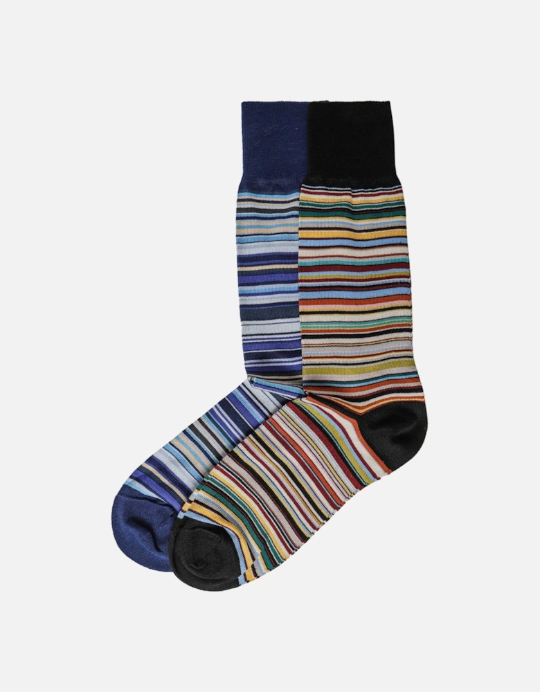 Signature Stripe Socks 2 Pack