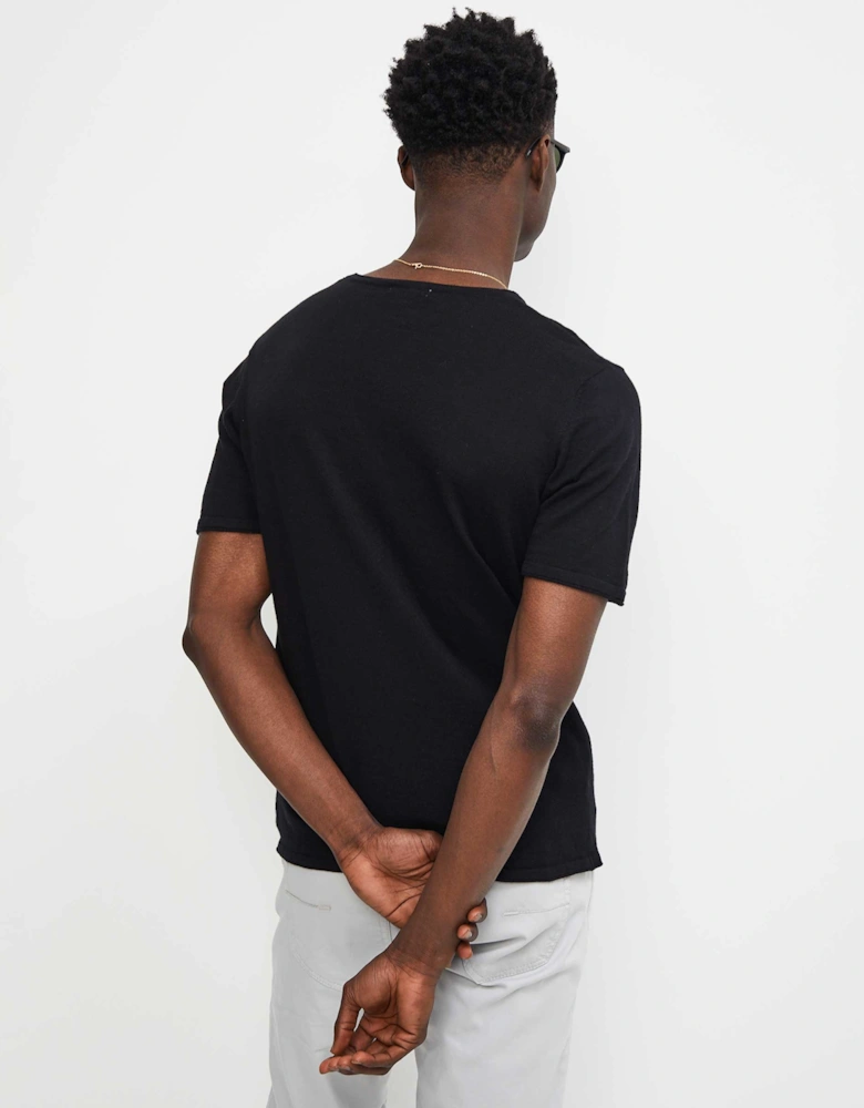 Knitted Crew T-Shirt