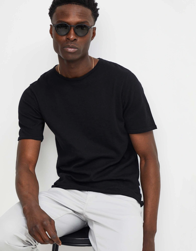 Knitted Crew T-Shirt