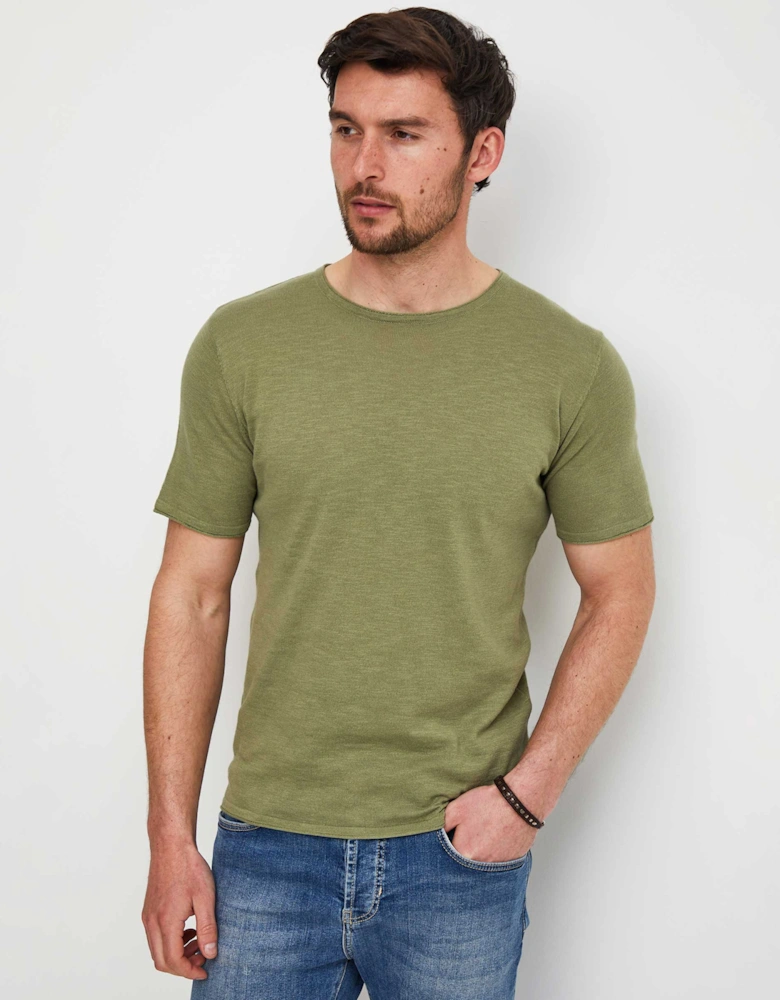 Knitted Crew T-Shirt
