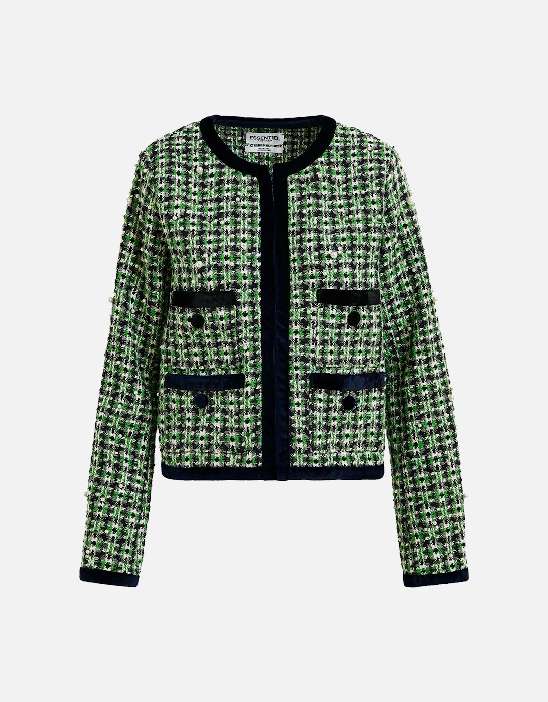 Homework Embellished Tweed Jacket, 6 of 5