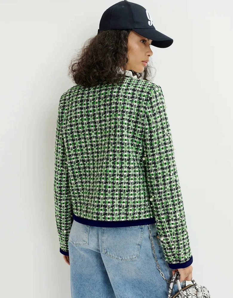Homework Embellished Tweed Jacket