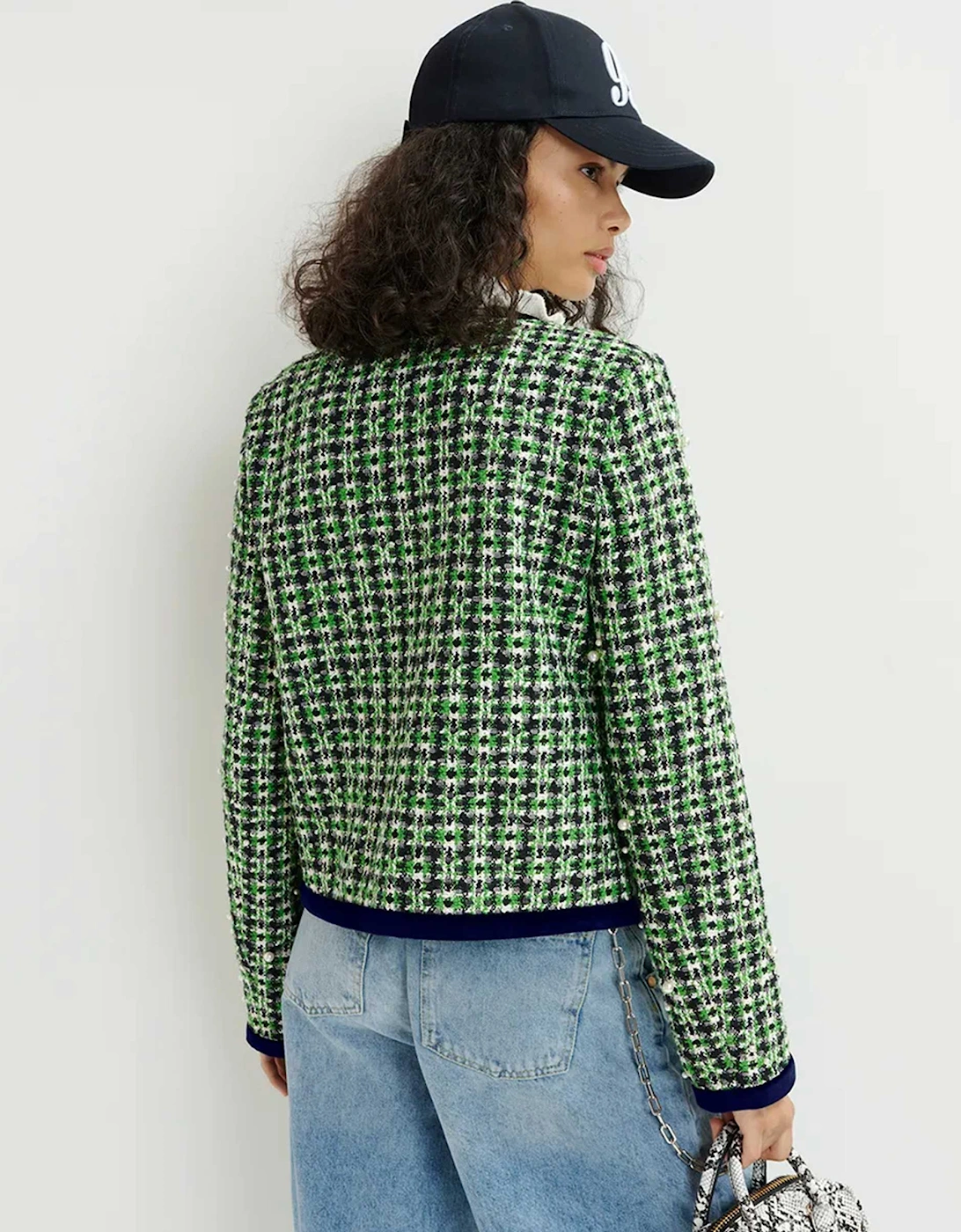 Homework Embellished Tweed Jacket