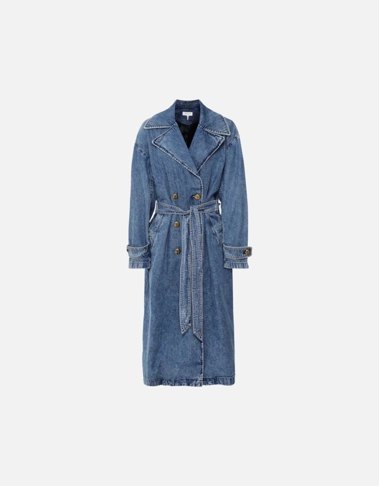 Featherweight Alora Denim Trench Coat