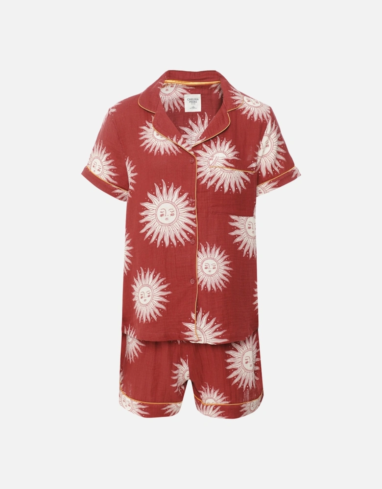 Bohemian Sun Print Short Pyjamas