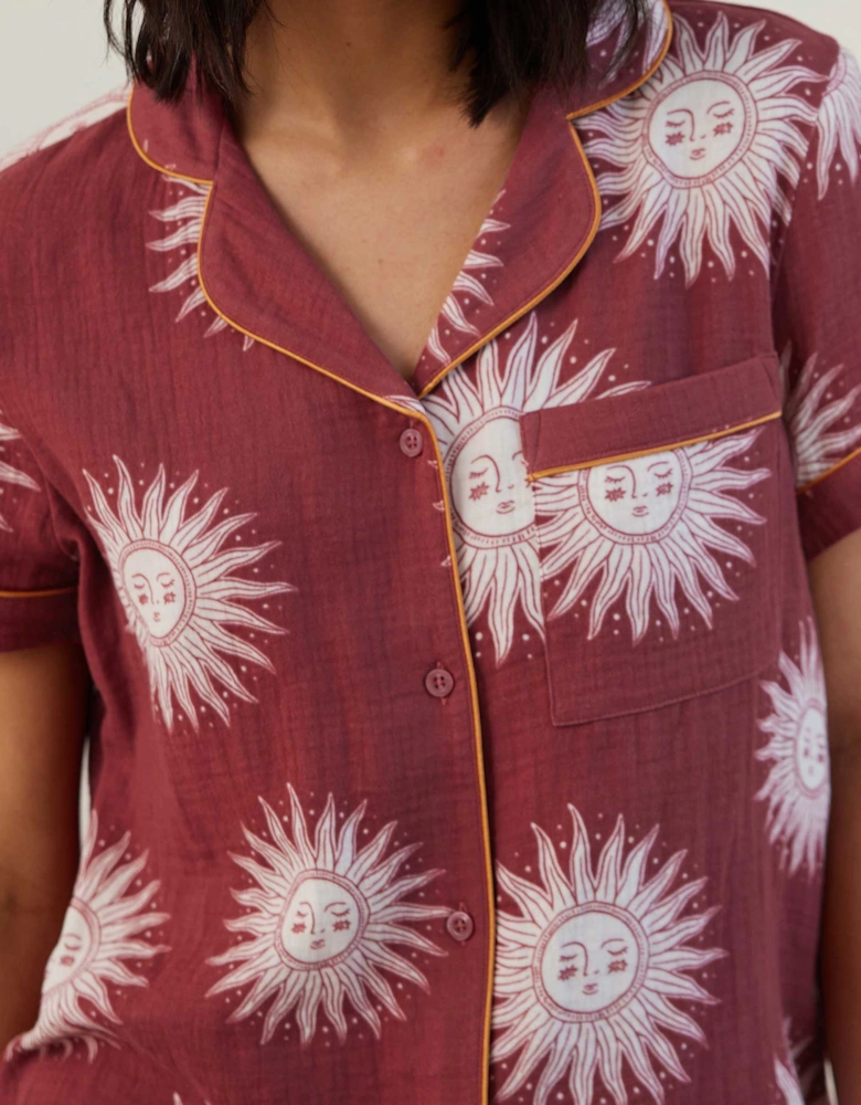 Bohemian Sun Print Short Pyjamas