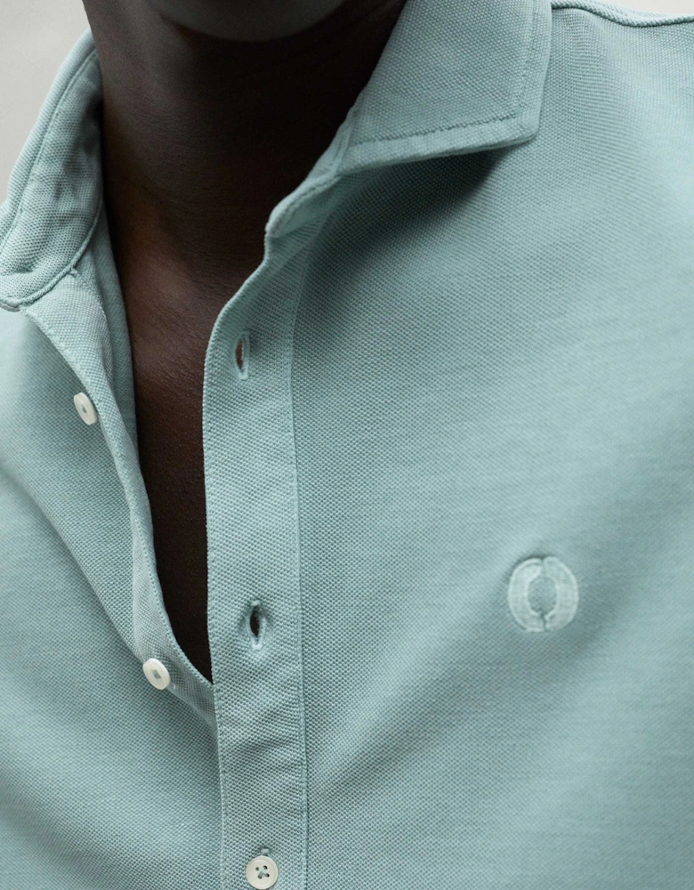 Long Sleeve Pol Pique Polo Shirt