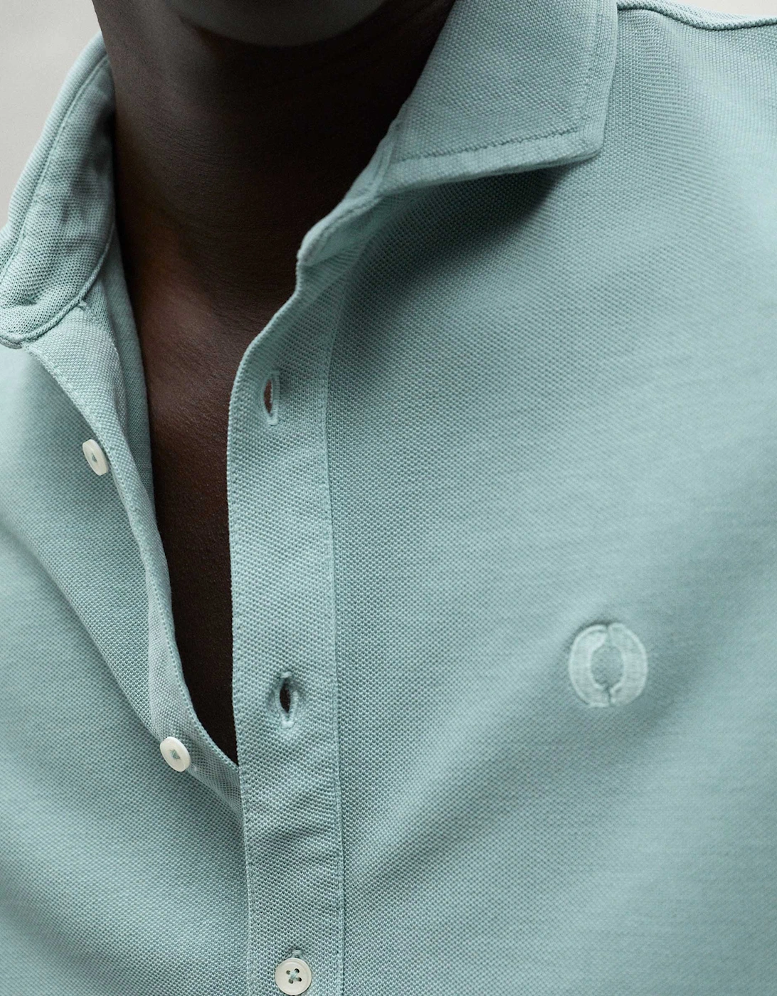 Long Sleeve Pol Pique Polo Shirt