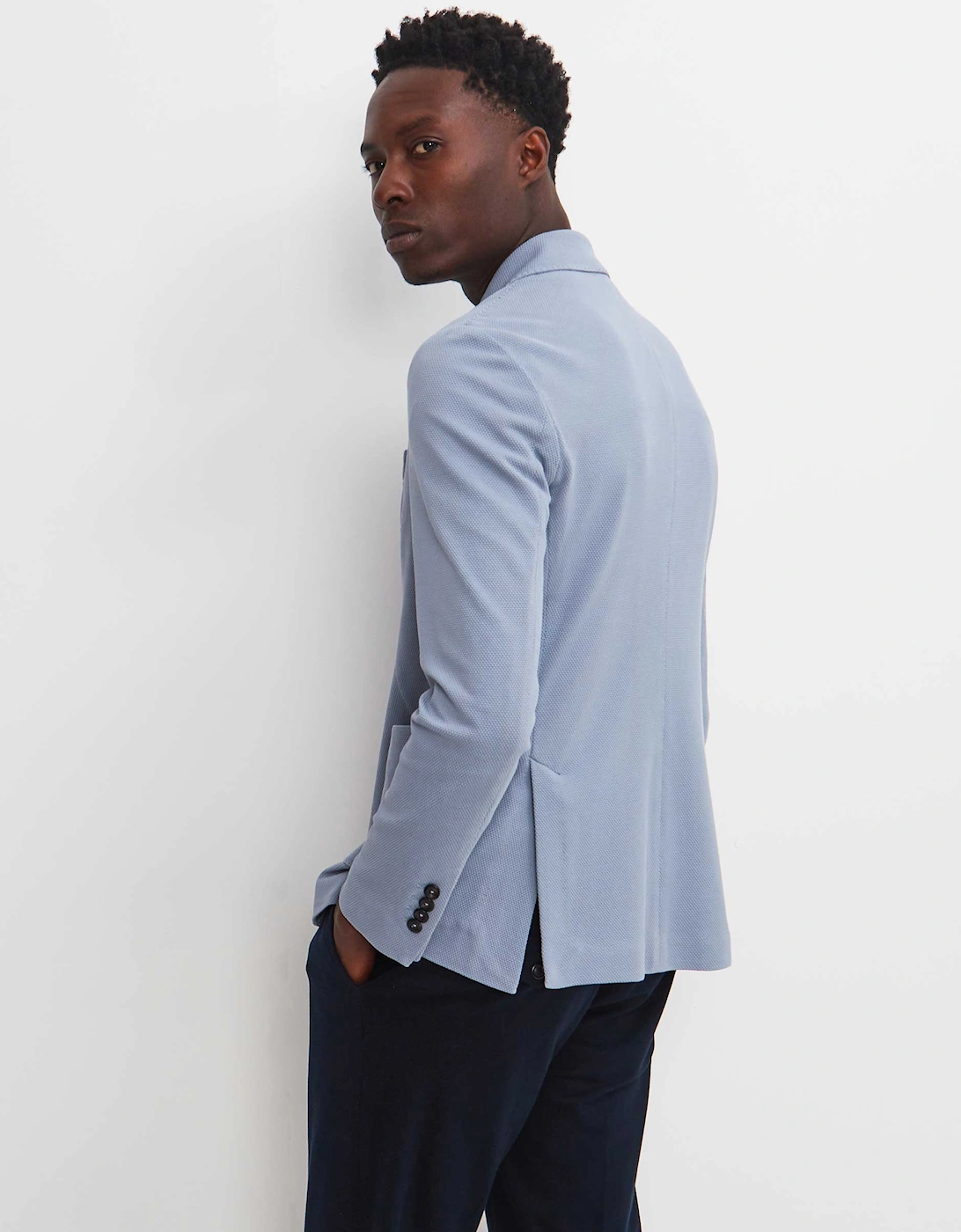 Slim Fit DB Oxford Blazer