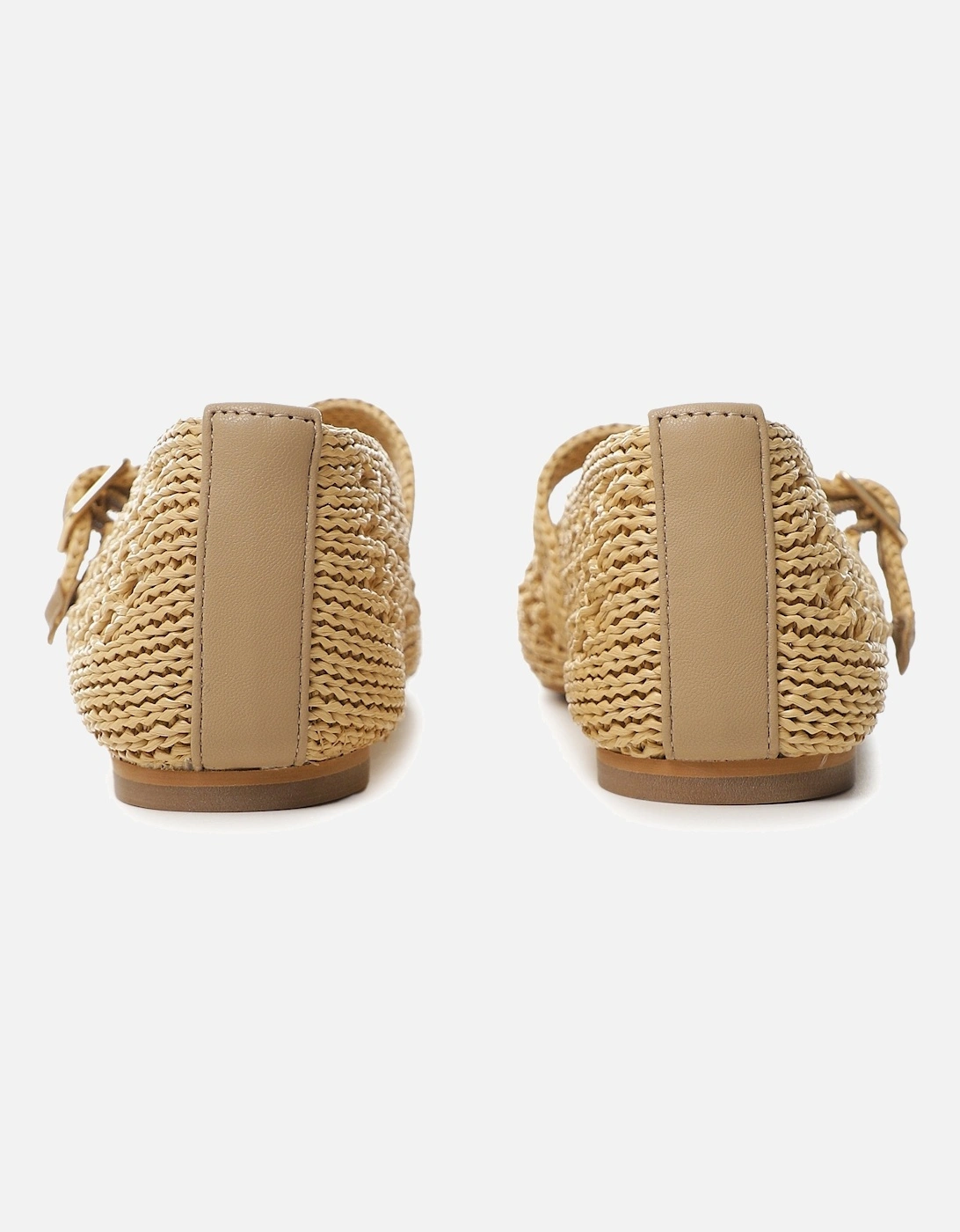 Raffia Ballet Flats