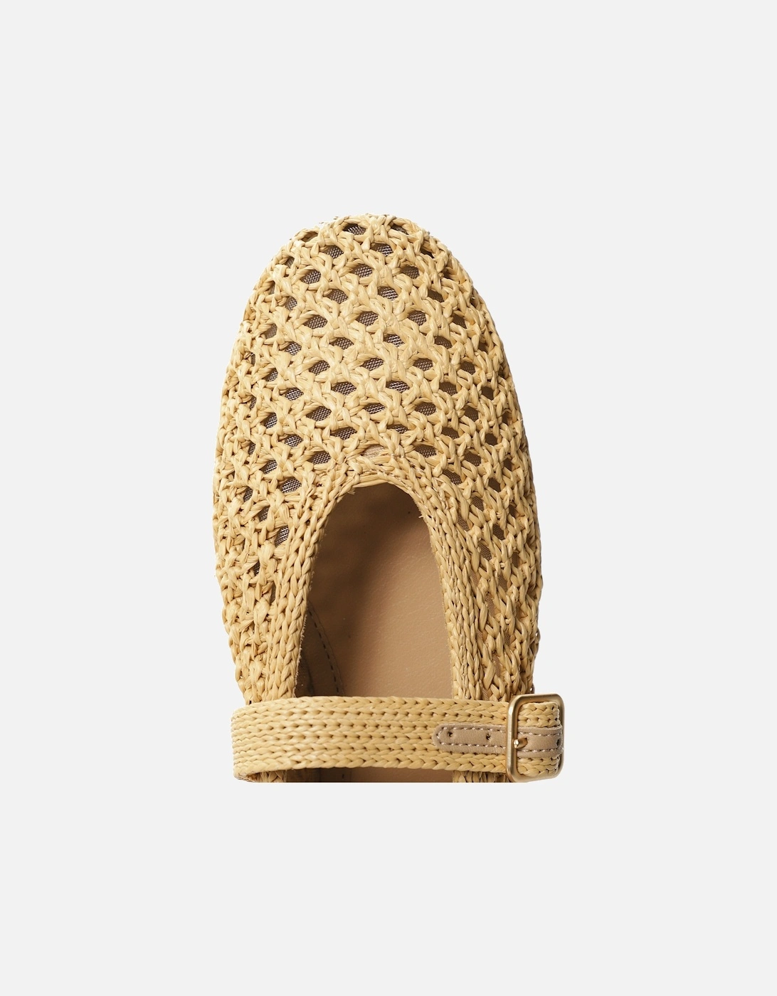 Raffia Ballet Flats