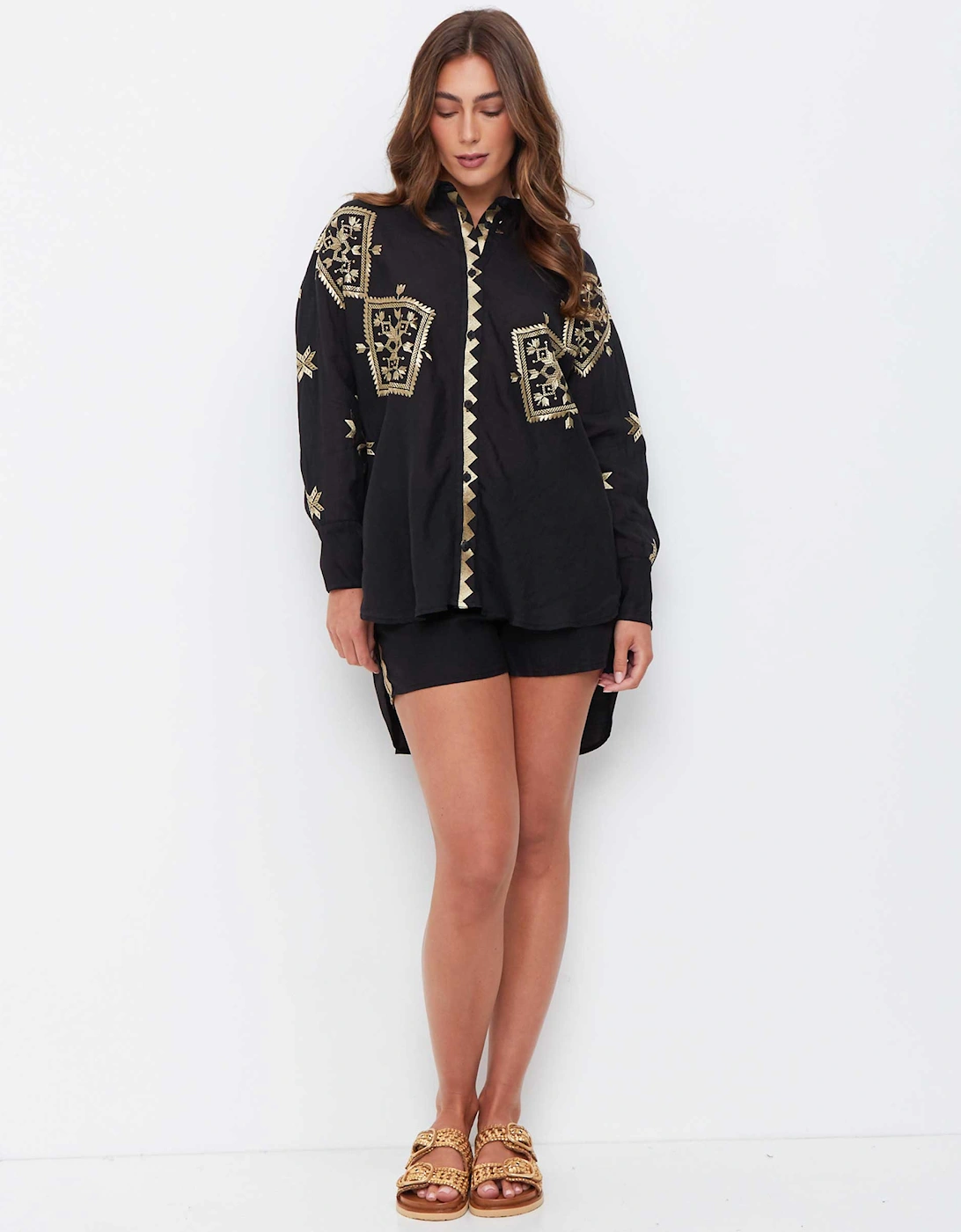 Embroidered Lefkada Shirt