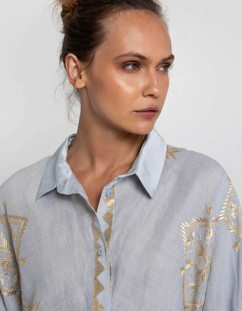 Embroidered Lefkada Shirt
