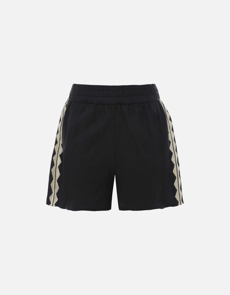 Feather Linen Shorts