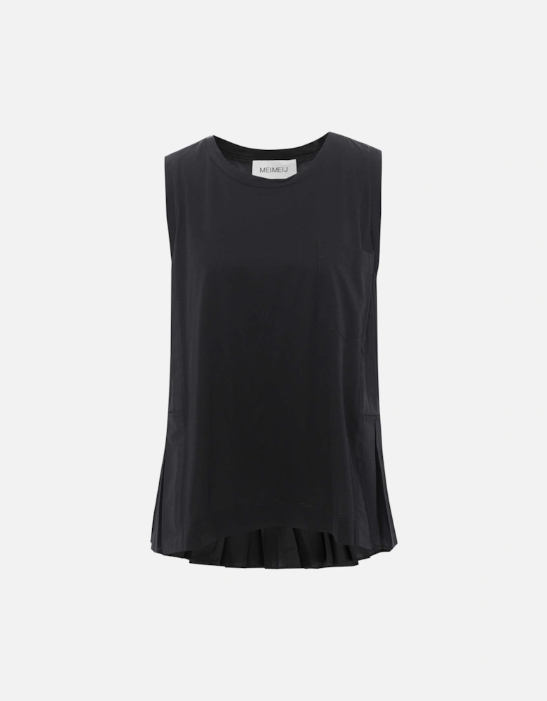 Pleat Back Top