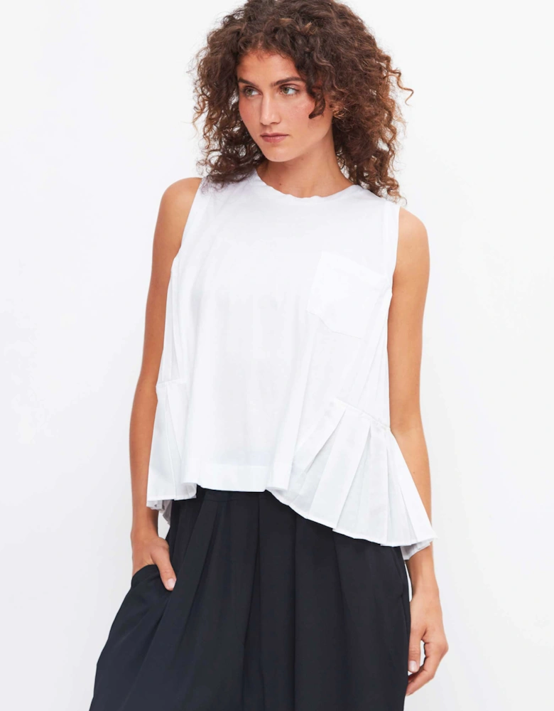 Pleat Back Top