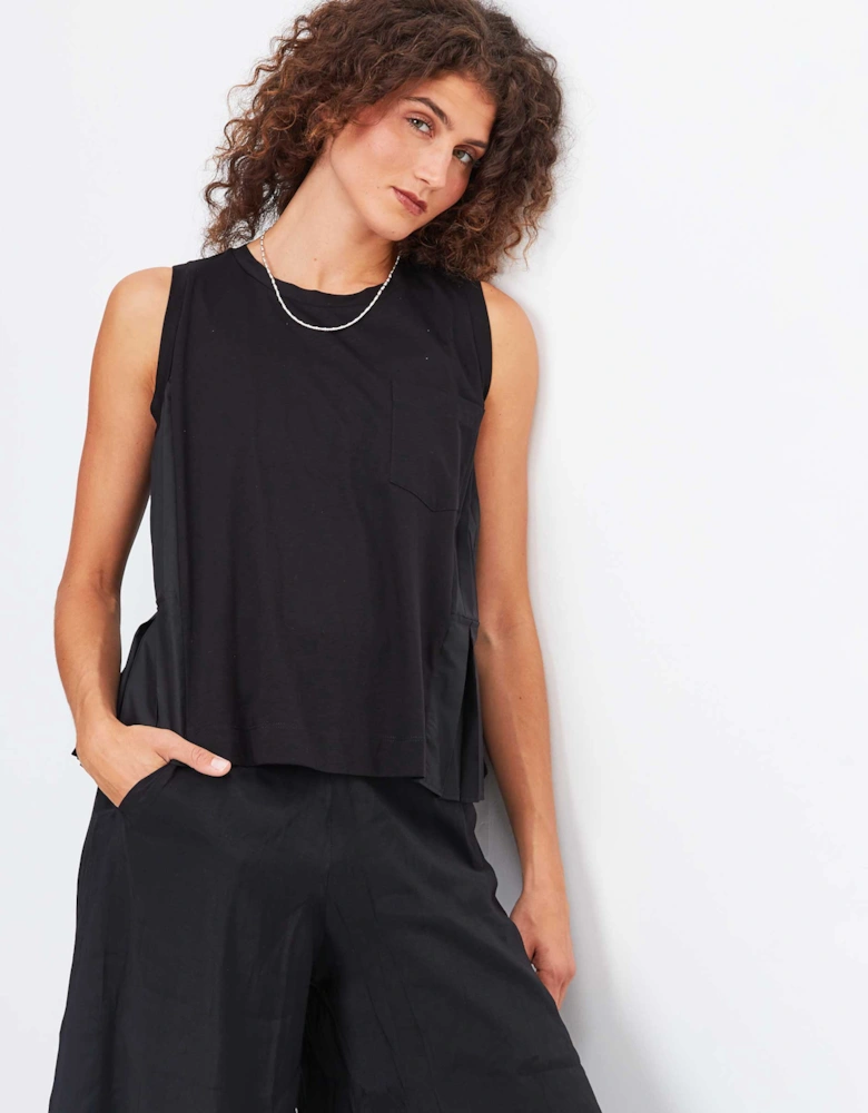 Pleat Back Top