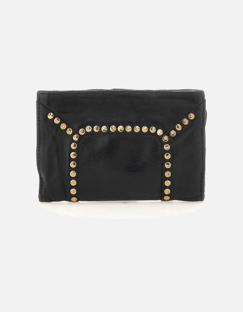 Leather Purse With Rivets