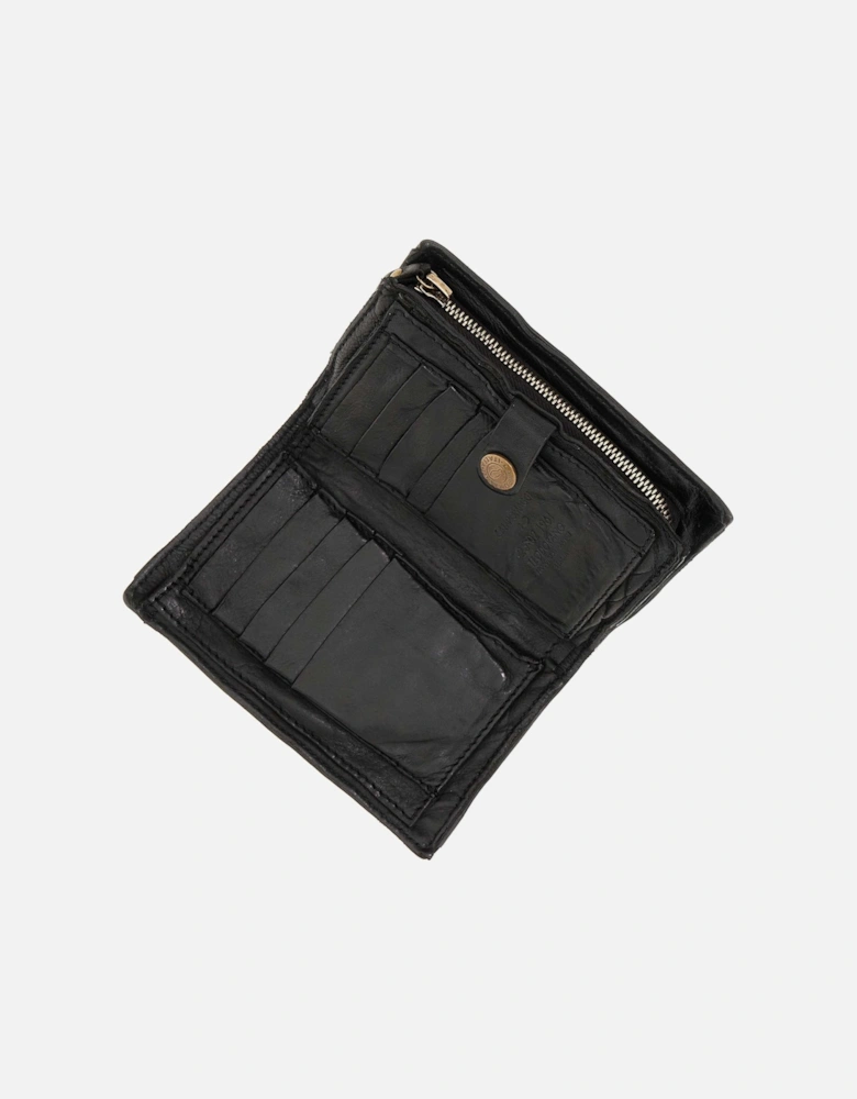 Leather Purse With Rivets