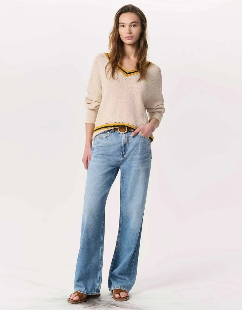 Featherweight Logan Wide-Leg Jeans
