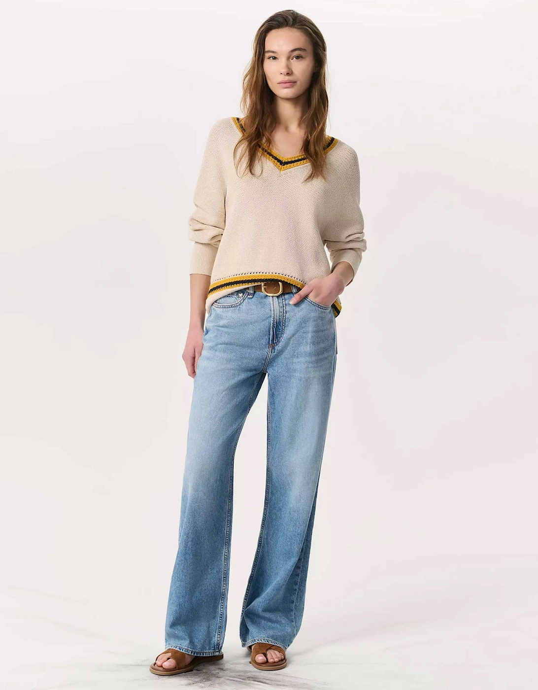 Featherweight Logan Wide-Leg Jeans
