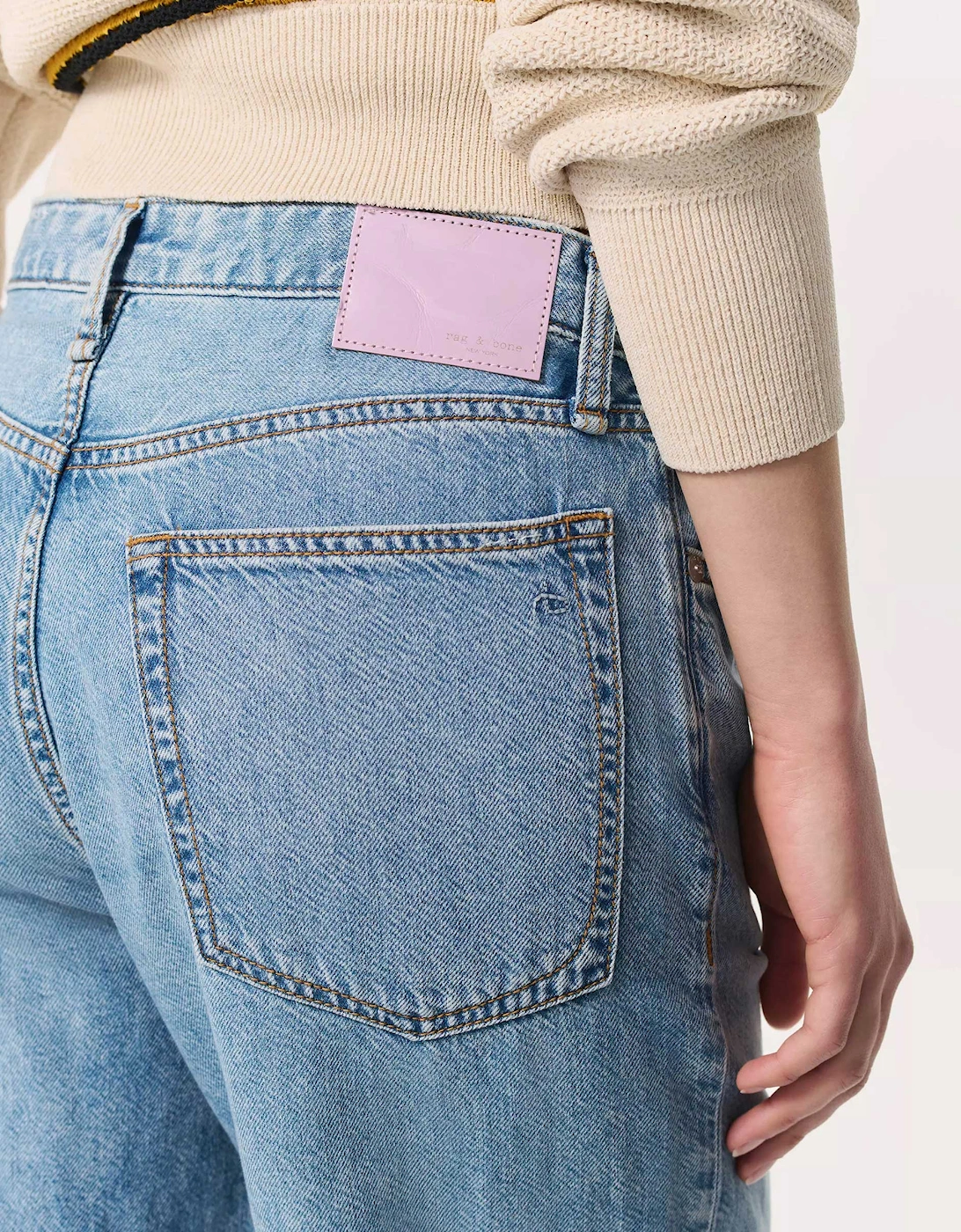 Featherweight Logan Wide-Leg Jeans