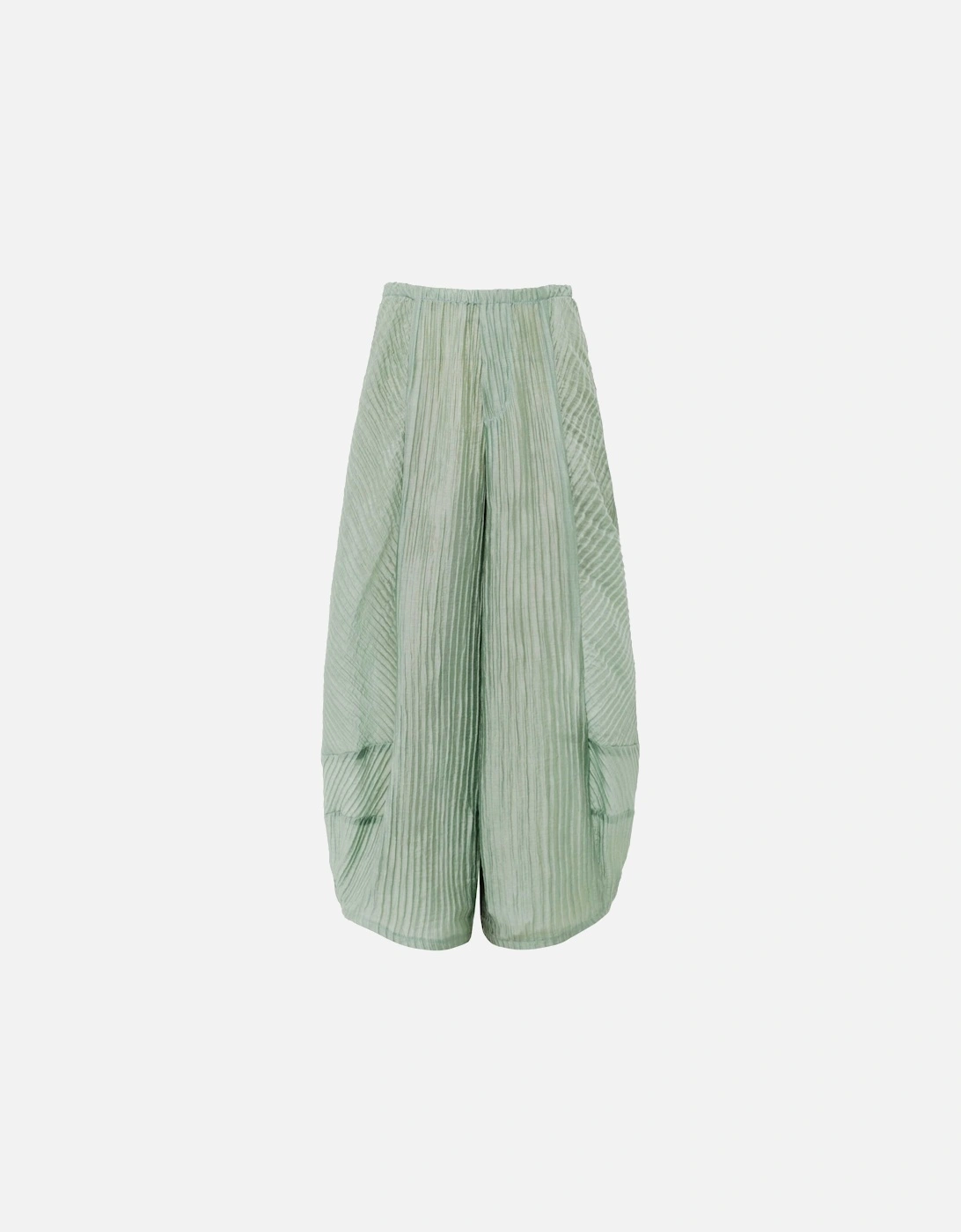 Pleated Barrel Leg Trousers, 4 of 3