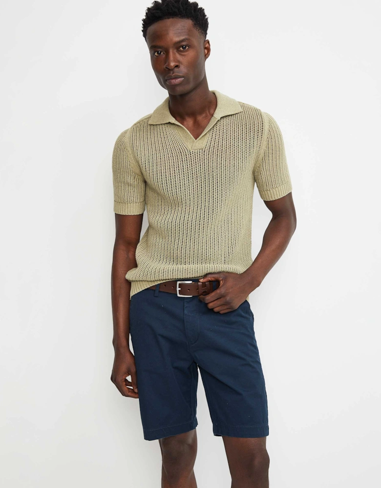 Knitted Polo Shirt