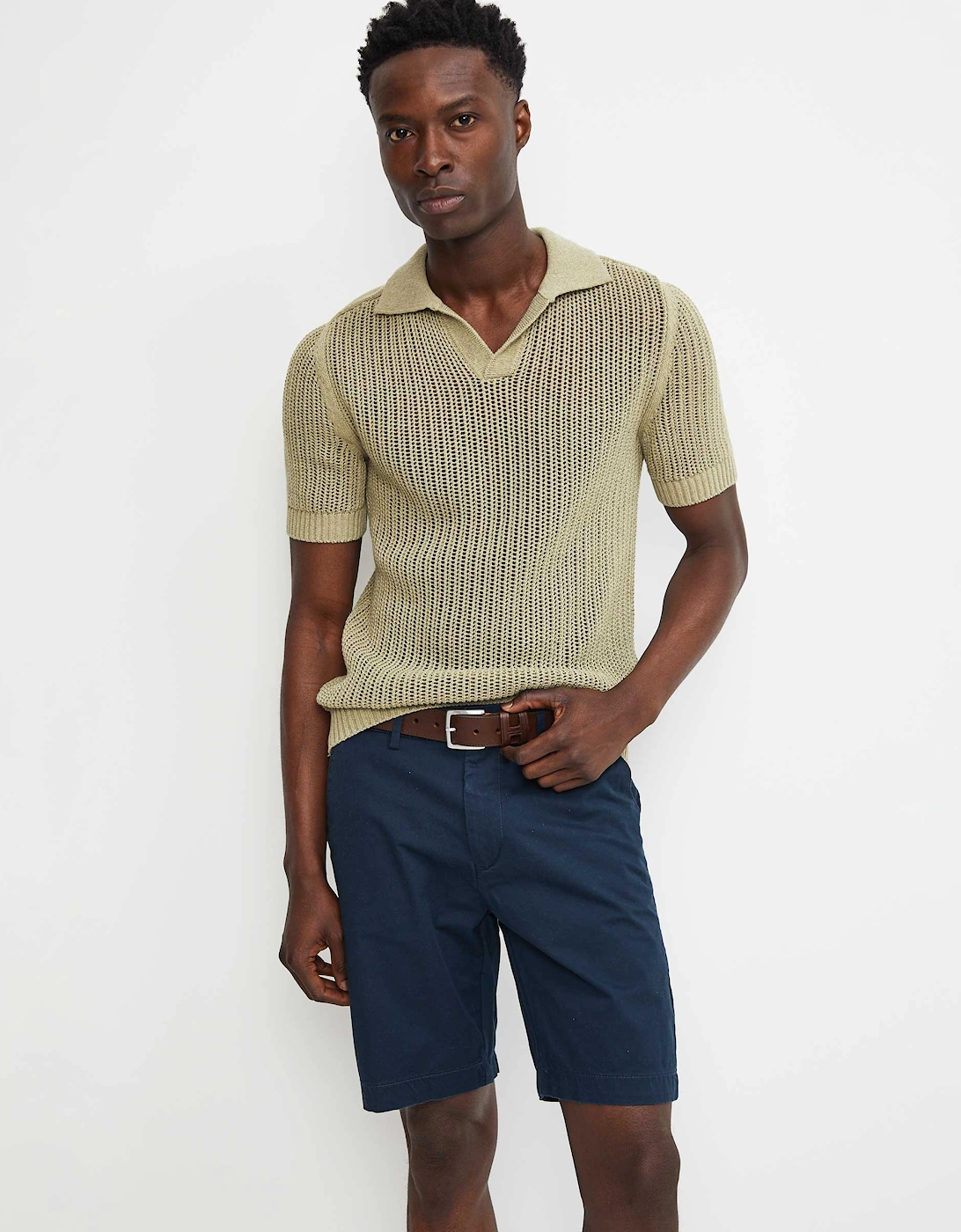 Knitted Polo Shirt