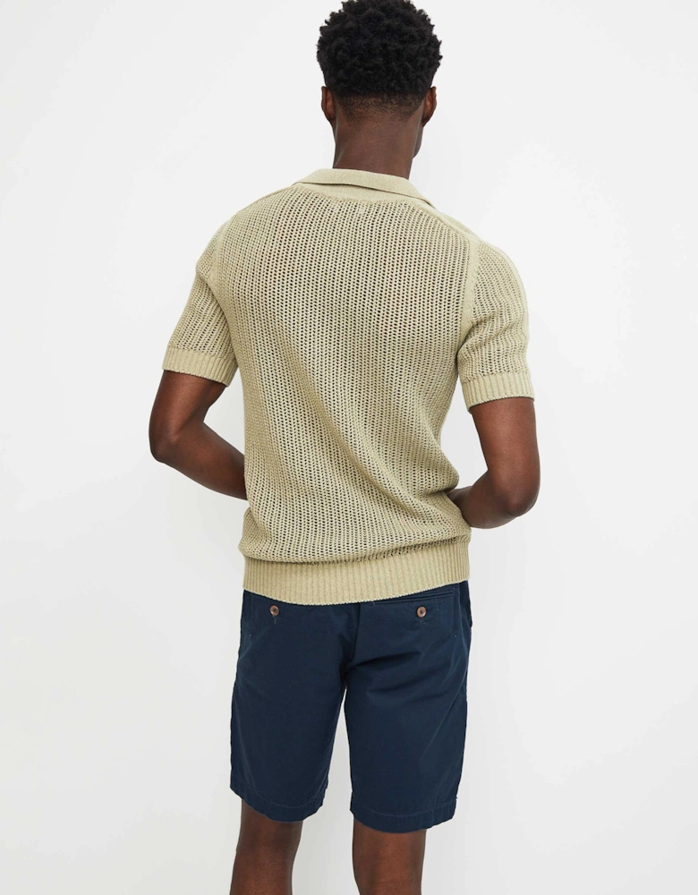 Knitted Polo Shirt