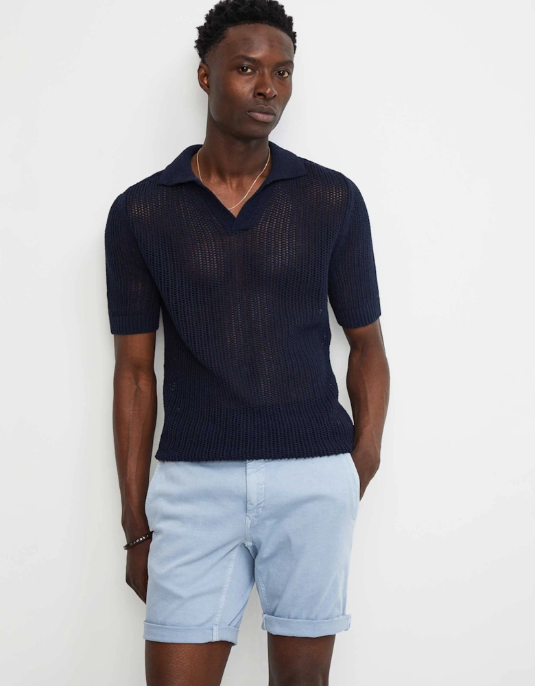 Knitted Polo Shirt