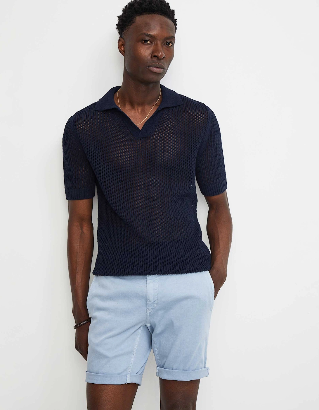 Knitted Polo Shirt