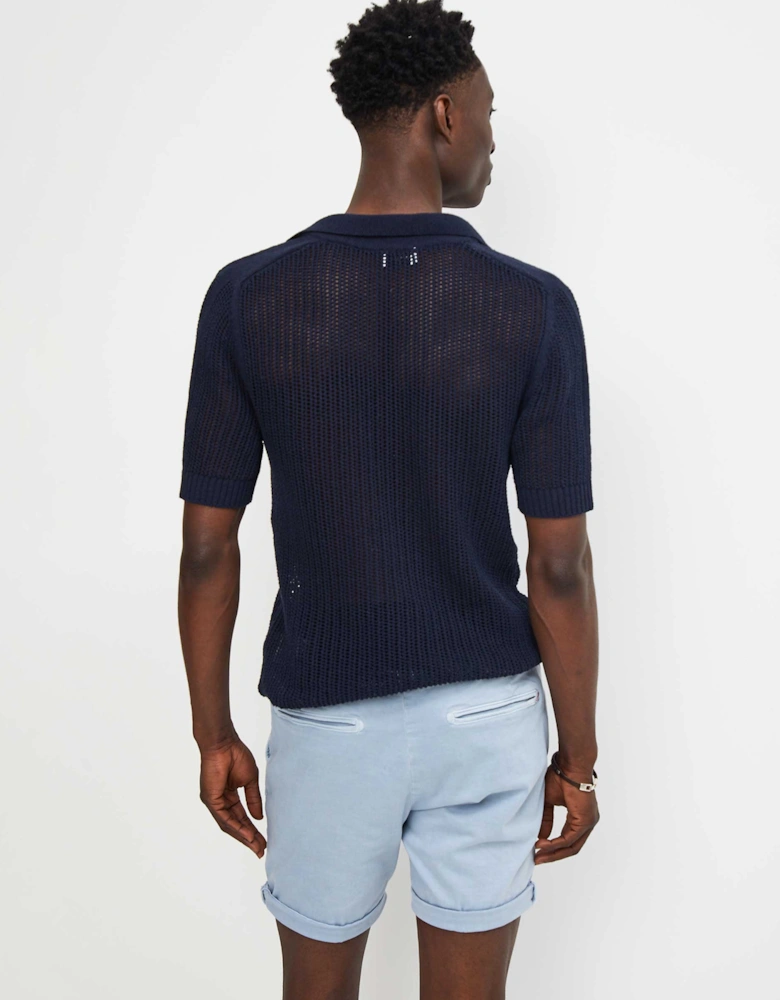 Knitted Polo Shirt