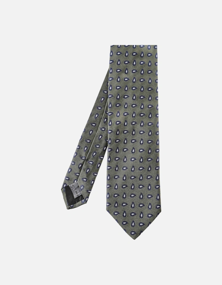 Silk Micro Paisley Tie
