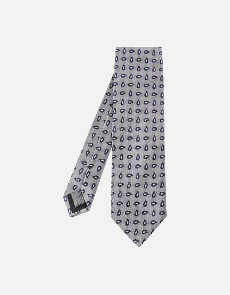 Silk Micro Paisley Tie