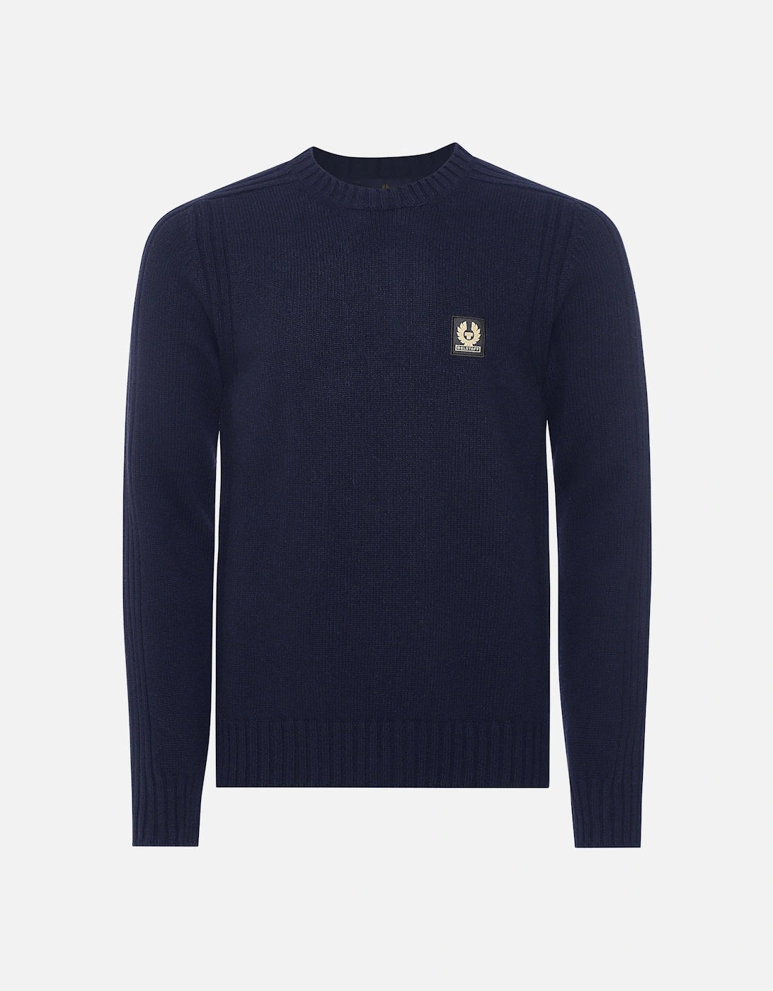 Belstaff Men's Navy Lambswool Watch Jumper - : 38 Medium