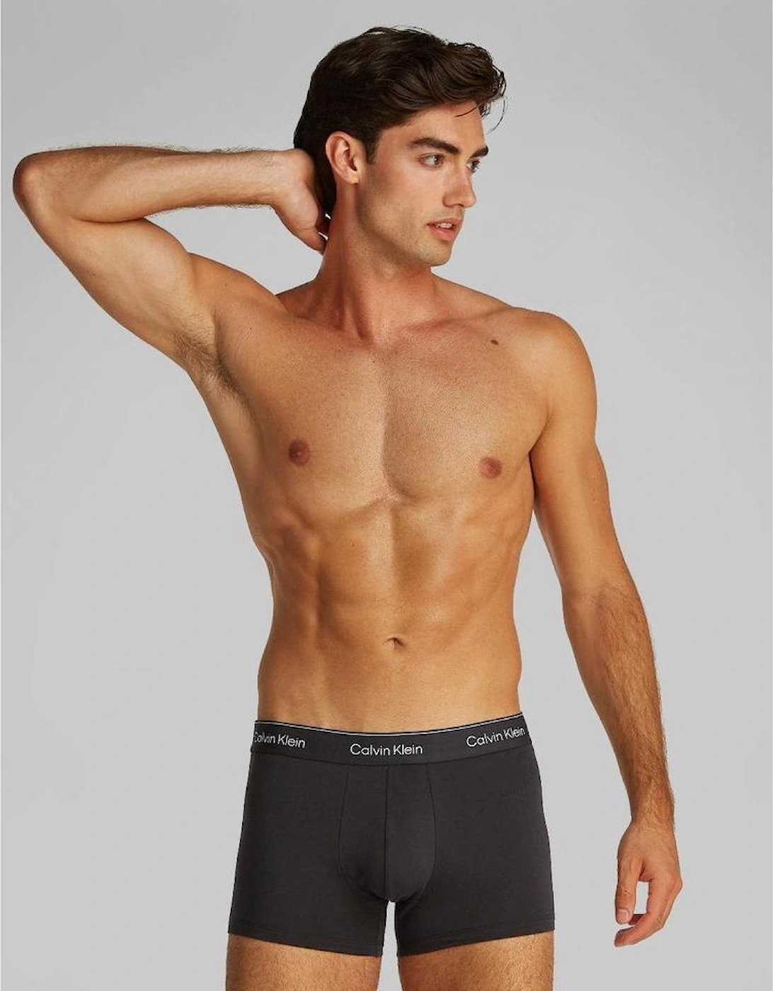 5-Pack Boxer Trunks Icon Cotton Stretch, Black, 5 of 4