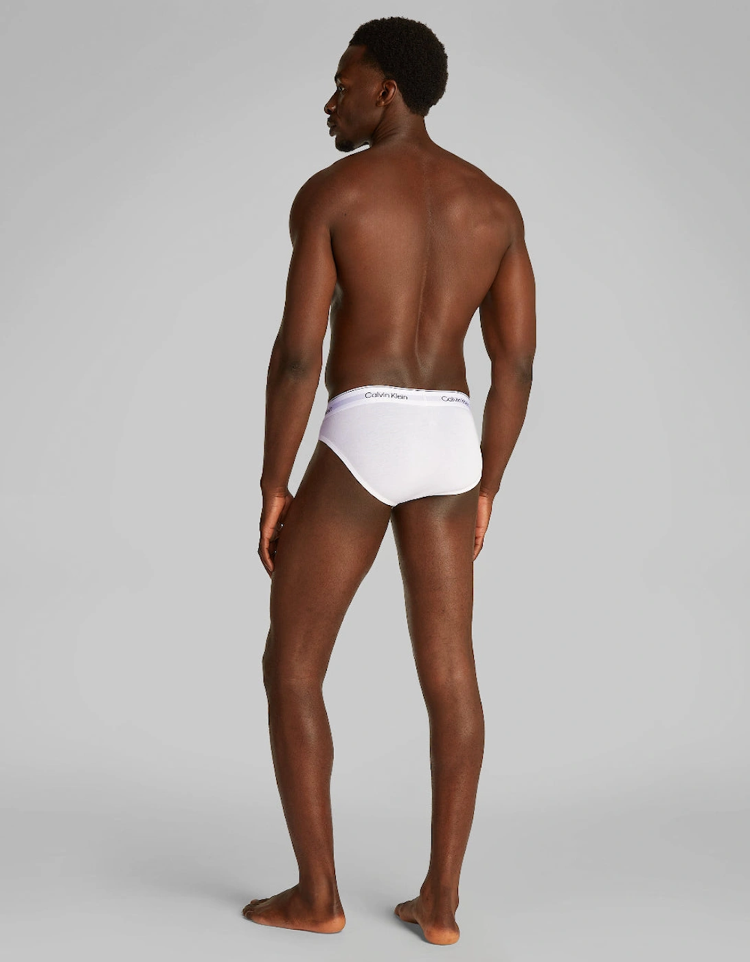 3-Pack Icon Cotton Stretch Men's Briefs, White