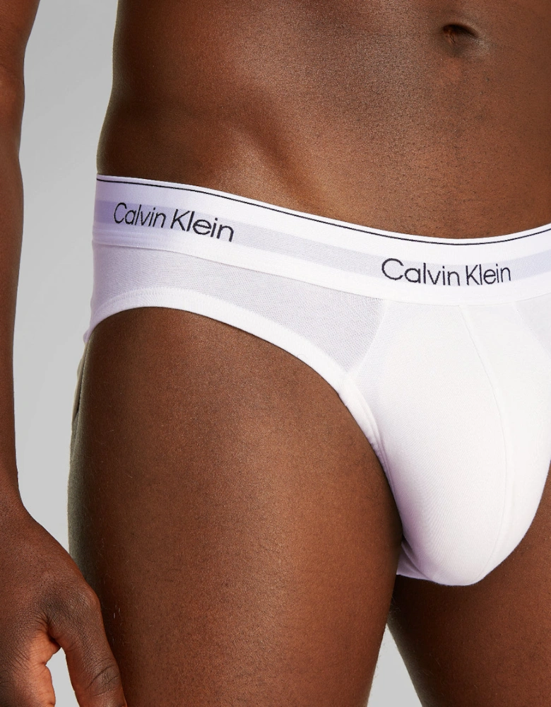 3-Pack Icon Cotton Stretch Men's Briefs, White