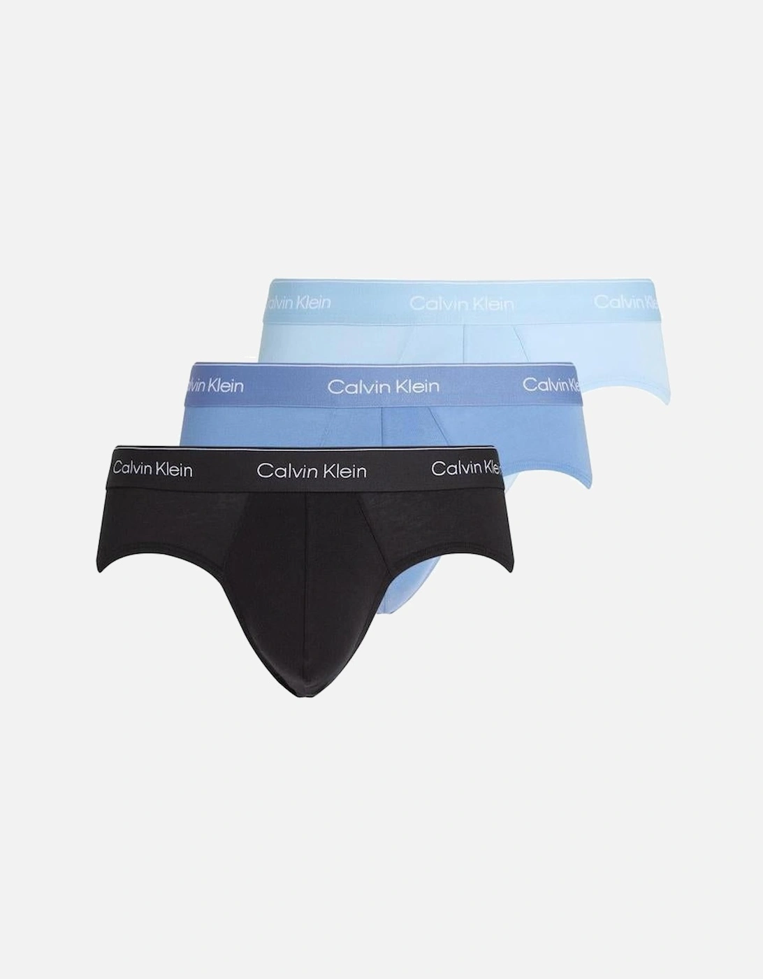 3-Pack Briefs Icon Cotton Stretch, Black/Glacier/Blue Bell, 4 of 3