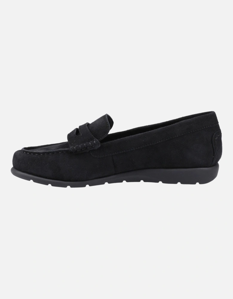 Shelby Suede Suede Women's Black Loafers