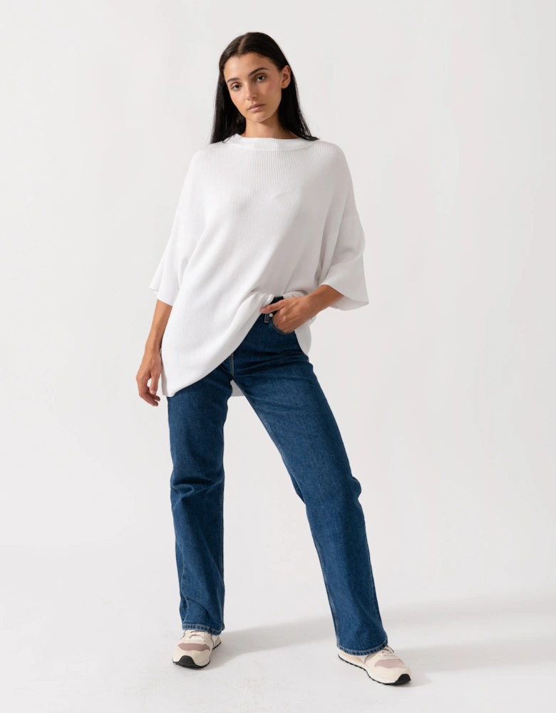 Viscose Rib Womens Sweater