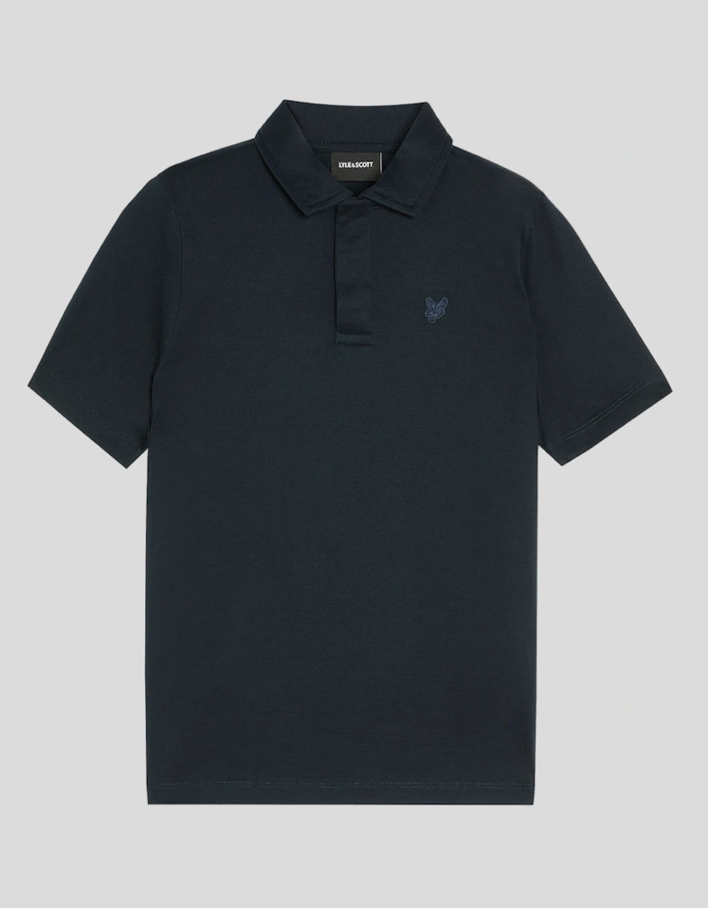 Mercerised Cotton Tonal Polo Shirt