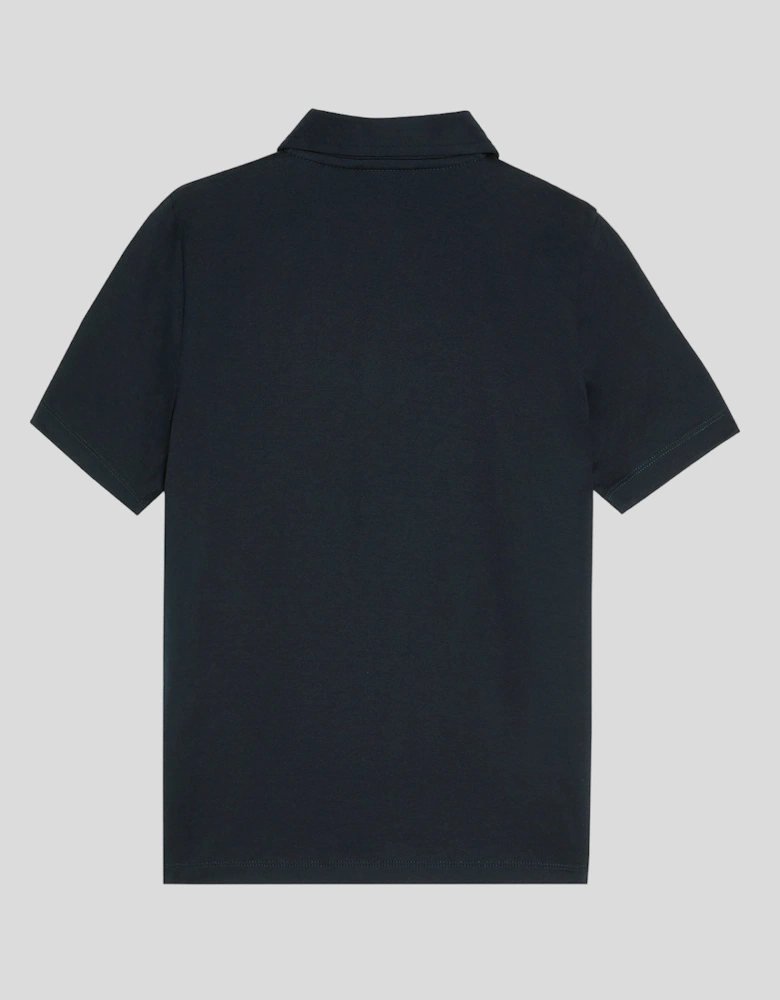 Mercerised Cotton Tonal Polo Shirt